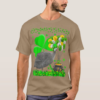 Guinea Fowl Bird Lover Kleeblatt Guinea Fowl St Pa T-Shirt