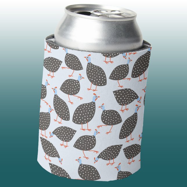 Guinea Fowl Niedlich Bird Muster Dosenkühler (Fun Guineafowl pattern can cooler)