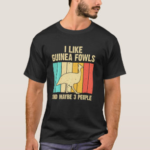 Guinea Fowl Women Guinea Henne Bird T-Shirt