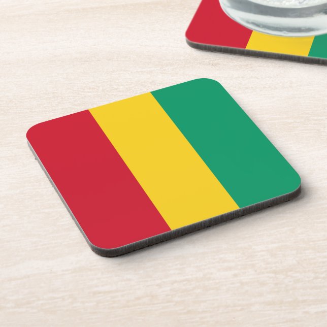 Guinea Getränkeuntersetzer (Linke Seite)