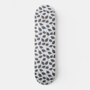 Guinea Hen Bird Pattern Skateboard