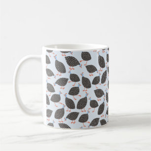 Guinea Hen Fun Bird Muster Kaffeetasse