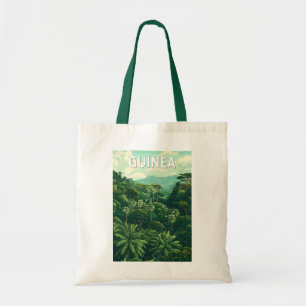 Guinea Illustration Travel Art Vintag Tragetasche