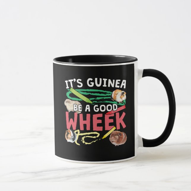 Guinea ist ein guter Rad - Guinea Pig Puff Tasse (Rechts)
