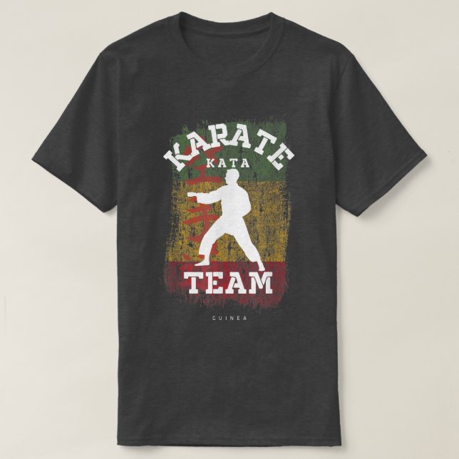 Guinea Karate Kata Martial Arts Karate350 T-Shirt (Design vorne)
