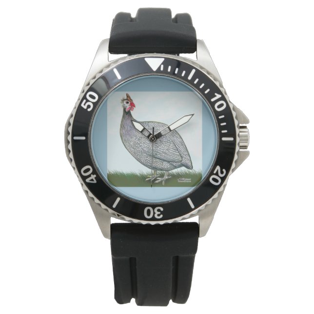 Guinea Lavender Armbanduhr (Vorderseite)