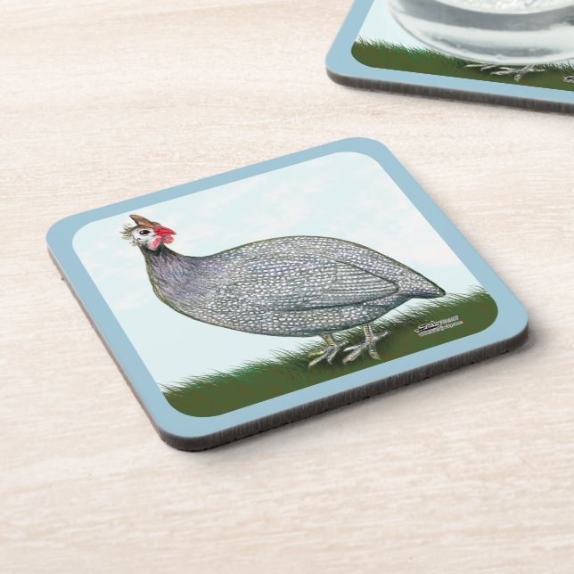 Guinea Lavender Getränkeuntersetzer (Linke Seite)