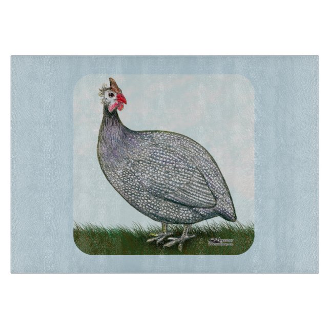 Guinea Lavender Schneidebrett (Vorderseite)