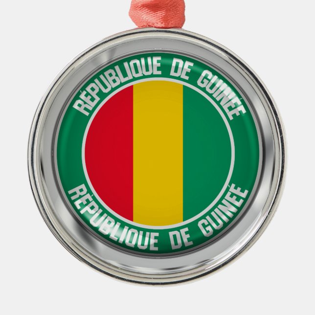 Guinea Ornament Aus Metall (Vorne)