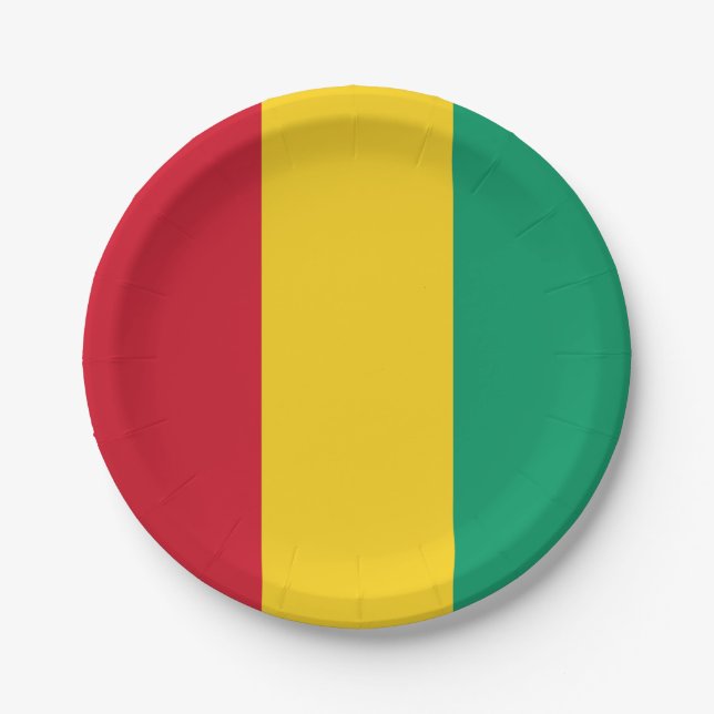 Guinea Pappteller (Vorderseite)