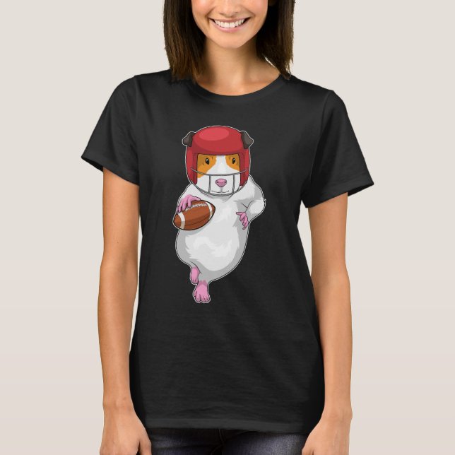 Guinea pig American Football Sports T-Shirt (Vorderseite)