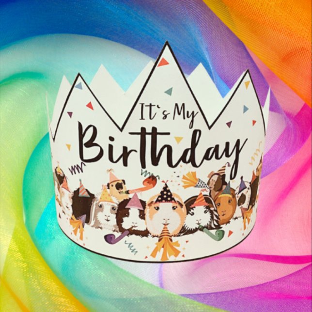 Guinea Pig Birthday Crown (Von Creator hochgeladen)