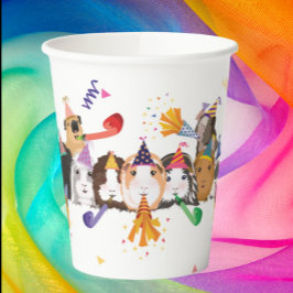 Guinea Pig Birthday Paper Cups Pappbecher