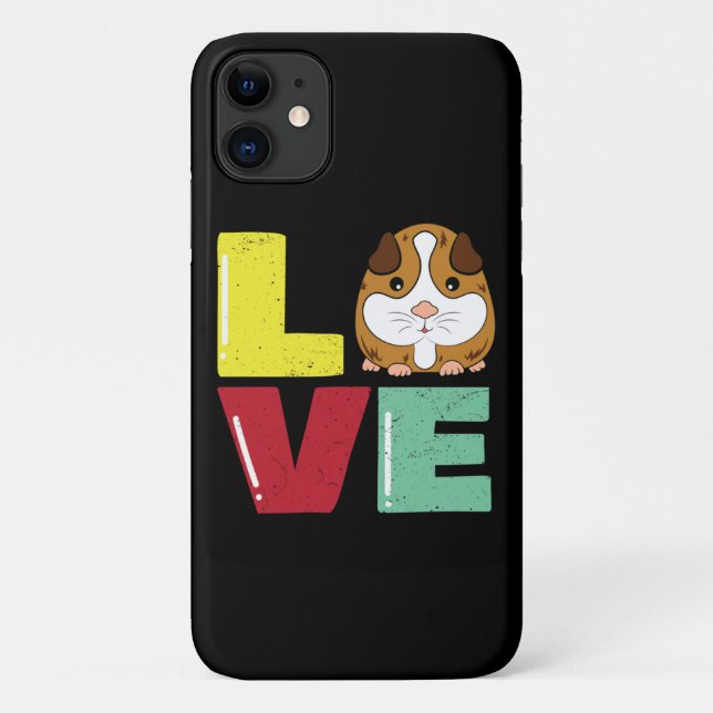 Guinea Pig Case-Mate iPhone Hülle (Rückseite)