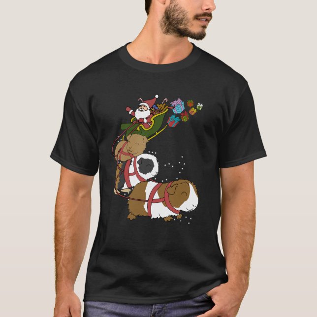 Guinea Pig Christmas Swea T-Shirt (Vorderseite)