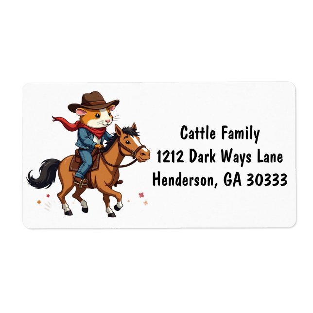 Guinea Pig Cowboy  (Vorne)