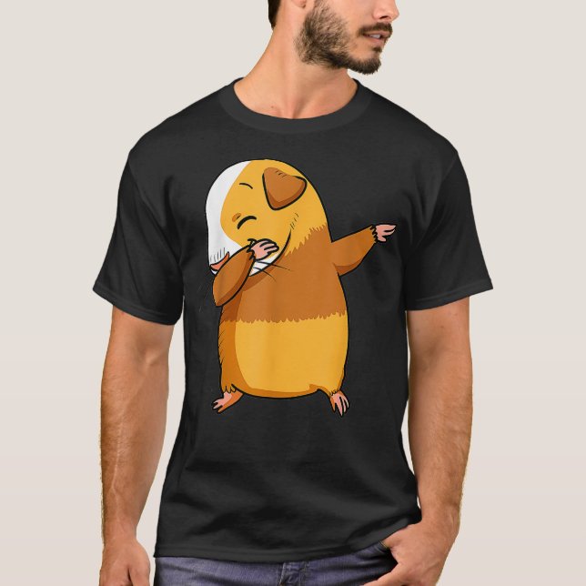 Guinea Pig Dab Geschenk Funny Dabbing Guinea Schwe T-Shirt (Vorderseite)