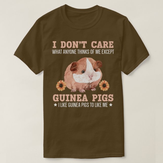 Guinea Pig Dad Mom Rodent Pet Lover Wheek Wheek Ca T-Shirt (Design vorne)