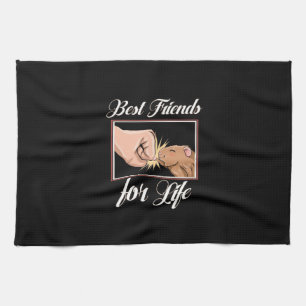 Guinea Pig die besten Lebensfreunde Niedlicher H Geschirrtuch