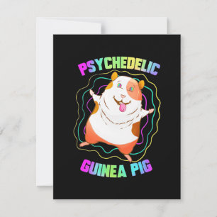 Guinea Pig EDM Party Dankeskarte