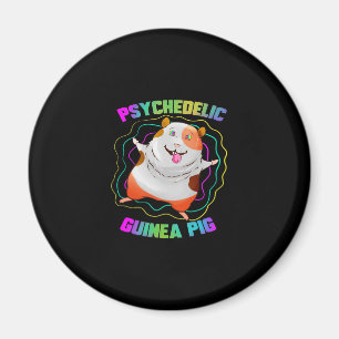 Guinea Pig EDM Party Haustier   Farbige Guinea Magnet