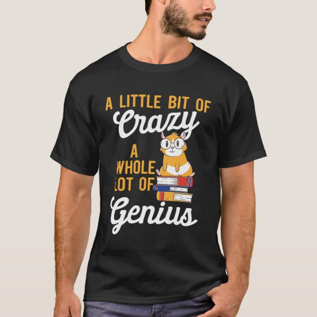 Guinea Pig ein bisschen verrückt T-Shirt (Vorderseite)
