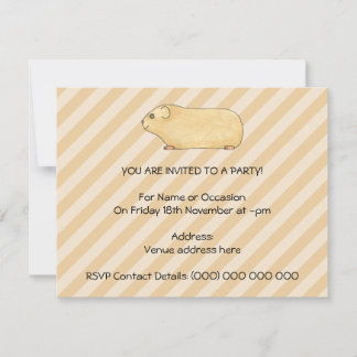 Guinea Pig. Einladung