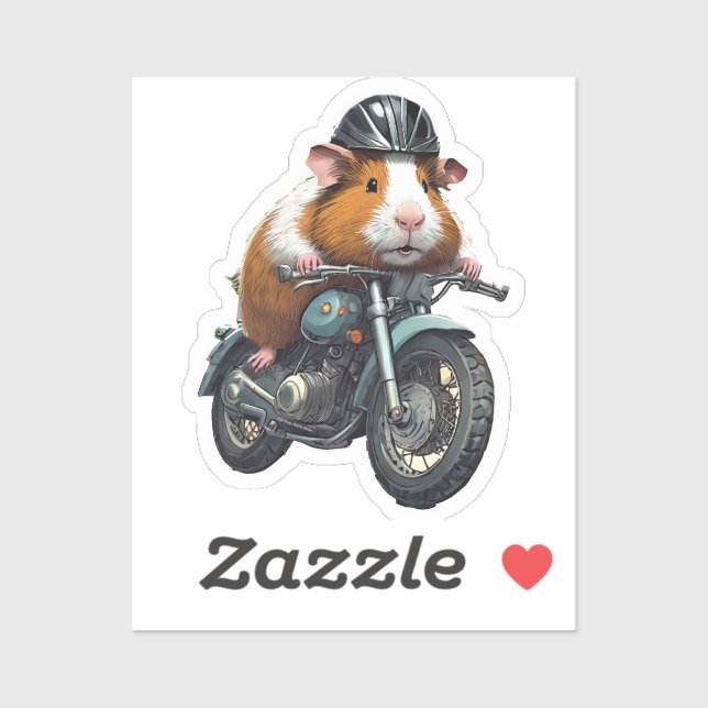 Guinea Pig Explorer, Road Trip Aufkleber (Blatt)