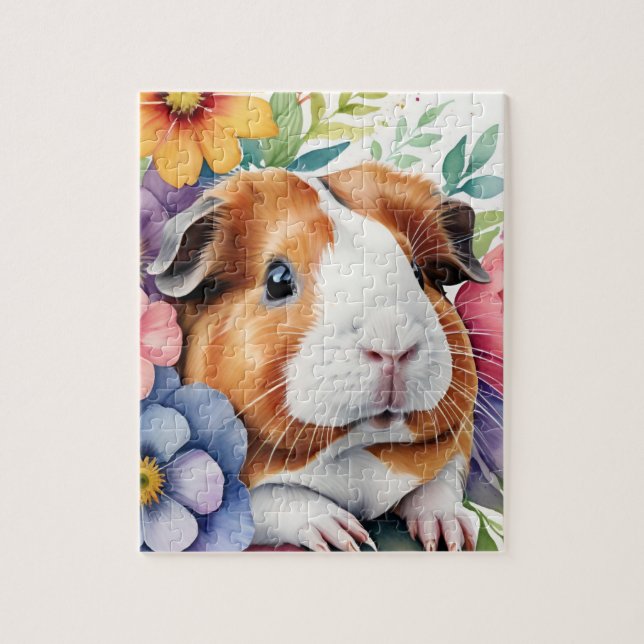 Guinea Pig Family Pet Portrait (Vertikal)