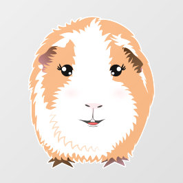 Guinea Pig Fensteraufkleber