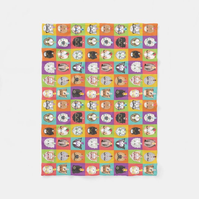 Guinea Pig Fleece Blanket (Vorderseite)