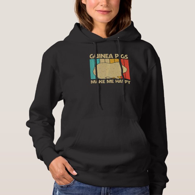 Guinea Pig For Men Women Potato Pet  Fluffy Hoodie (Vorderseite)