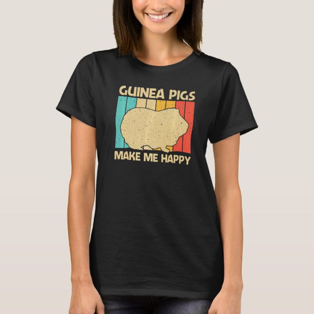 Guinea Pig For Men Women Potato Pet  Fluffy T-Shirt (Vorderseite)