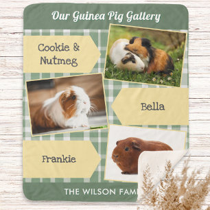 Guinea Pig Fotolage Personalisiert Sherpadecke