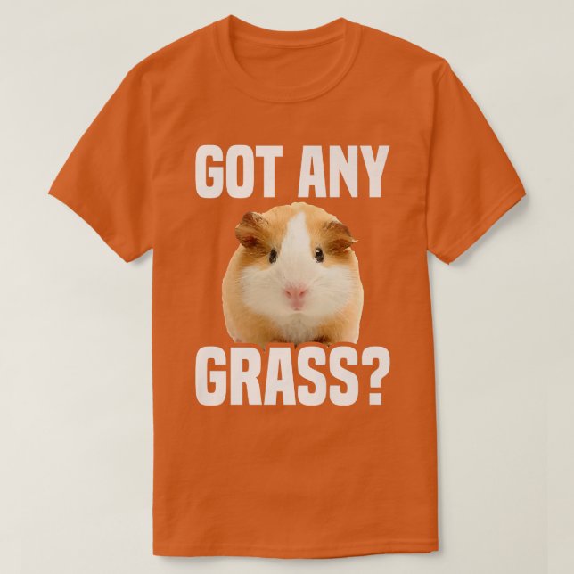 Guinea Pig Funny Furry Potato Got Gras T-Shirt (Design vorne)