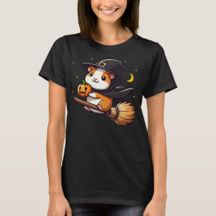 Guinea Pig Funny Hexenkostüm Broom Sti T-Shirt