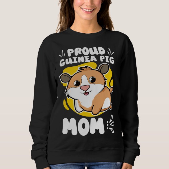 Guinea Pig Furry Potato Rodent Guinea Pig Owner Sweatshirt (Vorderseite)