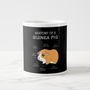 Guinea Pig Geschenk Anatomie eines Guinea - Schwe Jumbo-Tasse