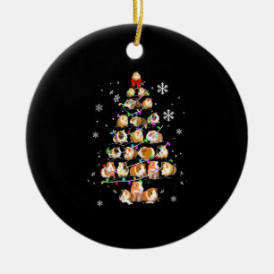 Guinea Pig Geschenk  Frohe Weihnachtszeit Guinea S Keramik Ornament