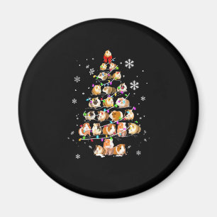 Guinea Pig Geschenk  Frohe Weihnachtszeit Guinea S Magnet