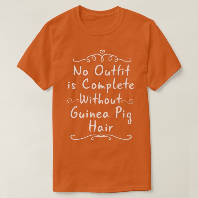 Guinea Pig Girls Women Clothes Kids Clothing Lover T-Shirt (Design vorne)