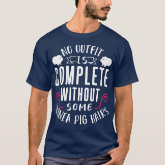 Guinea Pig Hairs Design For Rodent Lover  T-Shirt