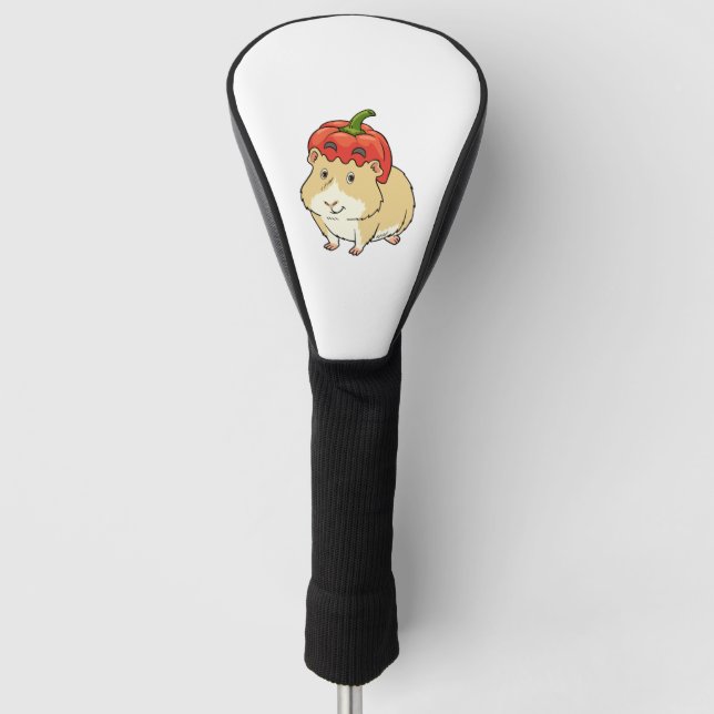 Guinea Pig Halloween Pumpkleider Golf Headcover (Vorderseite)