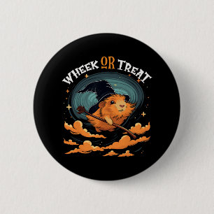 Guinea Pig Halloween Wheel oder Leckerei Funny Cav Button