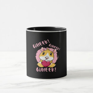 Guinea Pig Heart Wheel Niedliches Baby Pet Lover Tasse
