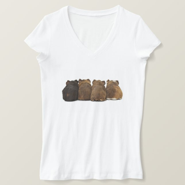 Guinea Pig Hintern T - SHIRT (Design vorne)