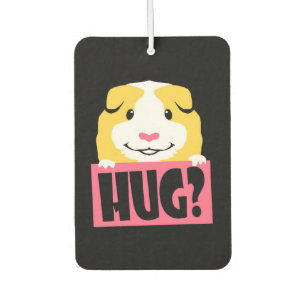 Guinea Pig Hug Cavy Funny Guinea Pig Cute Pet Autolufterfrischer