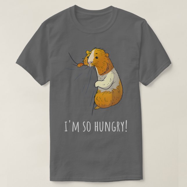 Guinea Pig ich bin so hungrig T-Shirt (Design vorne)