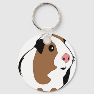 Guinea Pig Illustration Schlüsselanhänger