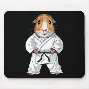 Guinea Pig Karate Ninja Jiu-jitsu Taekwondo Martia Mousepad